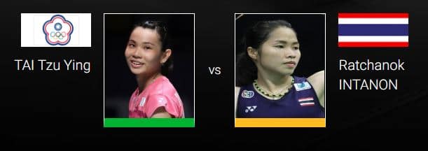 รัชนก อินทนนท์ vs ไท่ ซื่อ หยิง