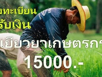 เยียวยาเกษตรกร 15000.-